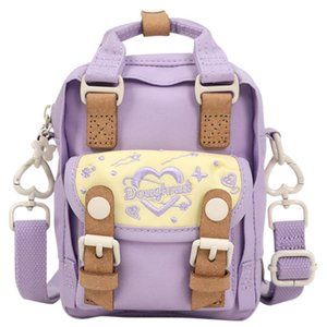 DOUGHNUTS - Kaleido Series Macaroon Tiny Crossbody Bag in Wisteria
